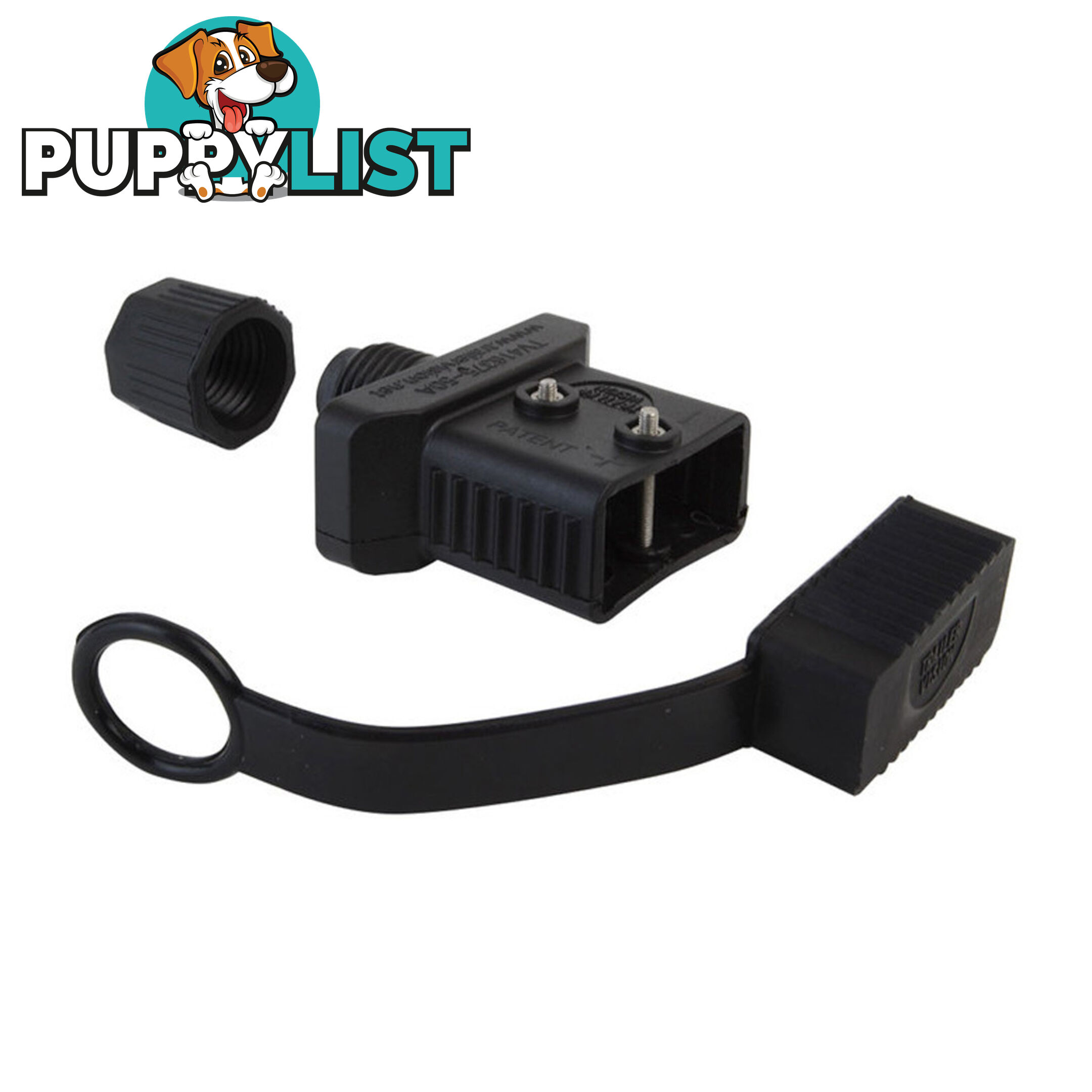 50a Anderson Plug External Mount + Lead Side Cover with 2 x 50a Anderson Plugs Inc SKU - TV-201426-50_TVN-328993-50