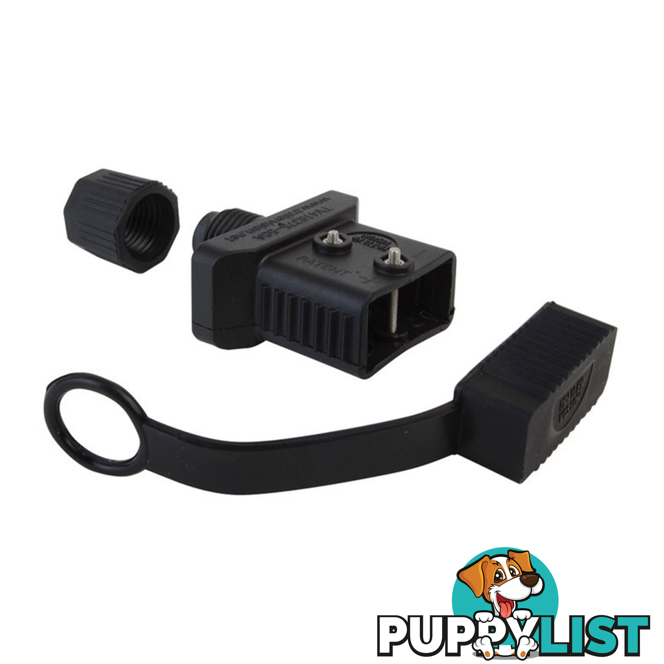 50a Anderson Plug External Mount + Lead Side Cover with 2 x 50a Anderson Plugs Inc SKU - TV-201426-50_TVN-328993-50