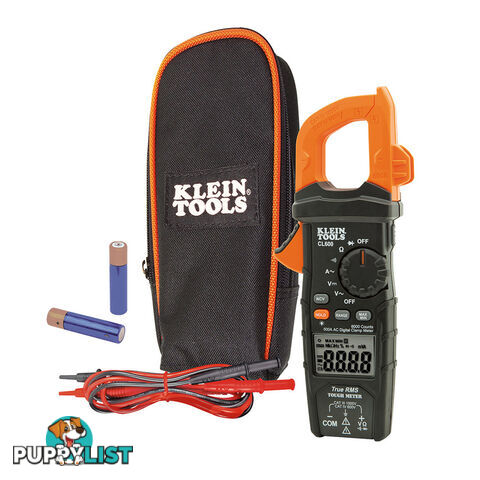 Klien Auto-Ranging Digital Clamp Meter 600 Amp AC   TRMS Technology SKU - CL600