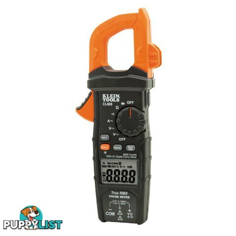 Klien Auto-Ranging Digital Clamp Meter 600 Amp AC   TRMS Technology SKU - CL600