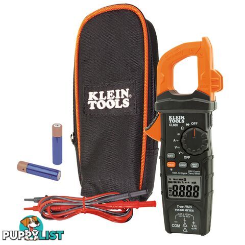 Klien Auto-Ranging Digital Clamp Meter 600 Amp AC   TRMS Technology SKU - CL600