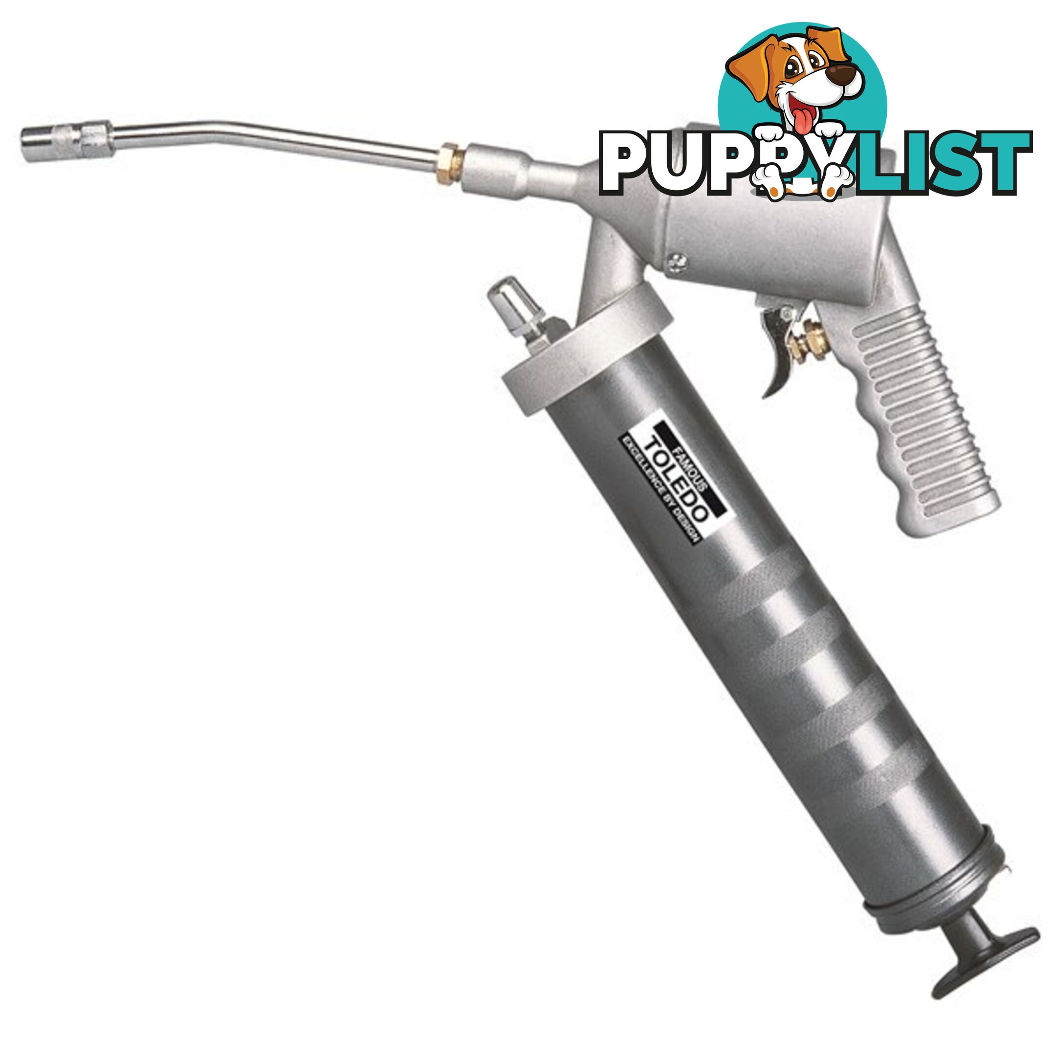 Toledo Air Operated Grease Gun  - Continuous Action SKU - 305041