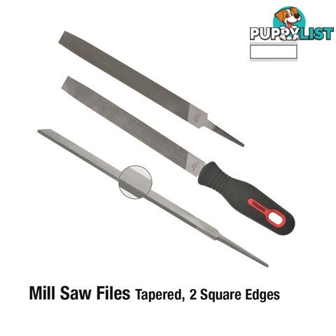 Toledo Tapered Mill Saw File Second Cut  - 250mm SKU - 100302CD