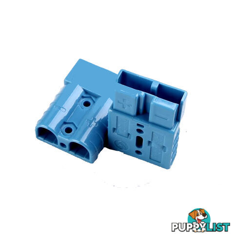 50 amp Anderson Style Plugs (Pair) Blue inc Terminals SKU - 10042-pair