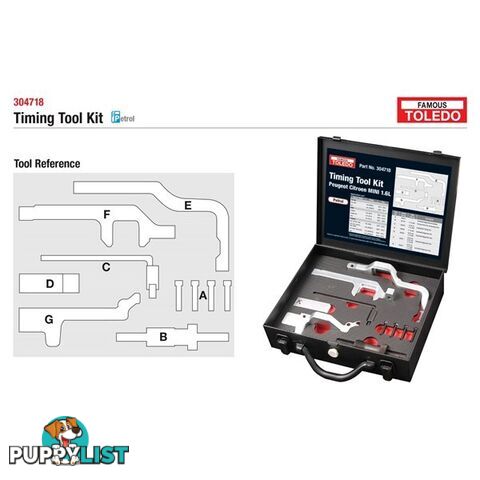 Toledo Timing Tool Kit  - Citroen   Peugeot SKU - 304718