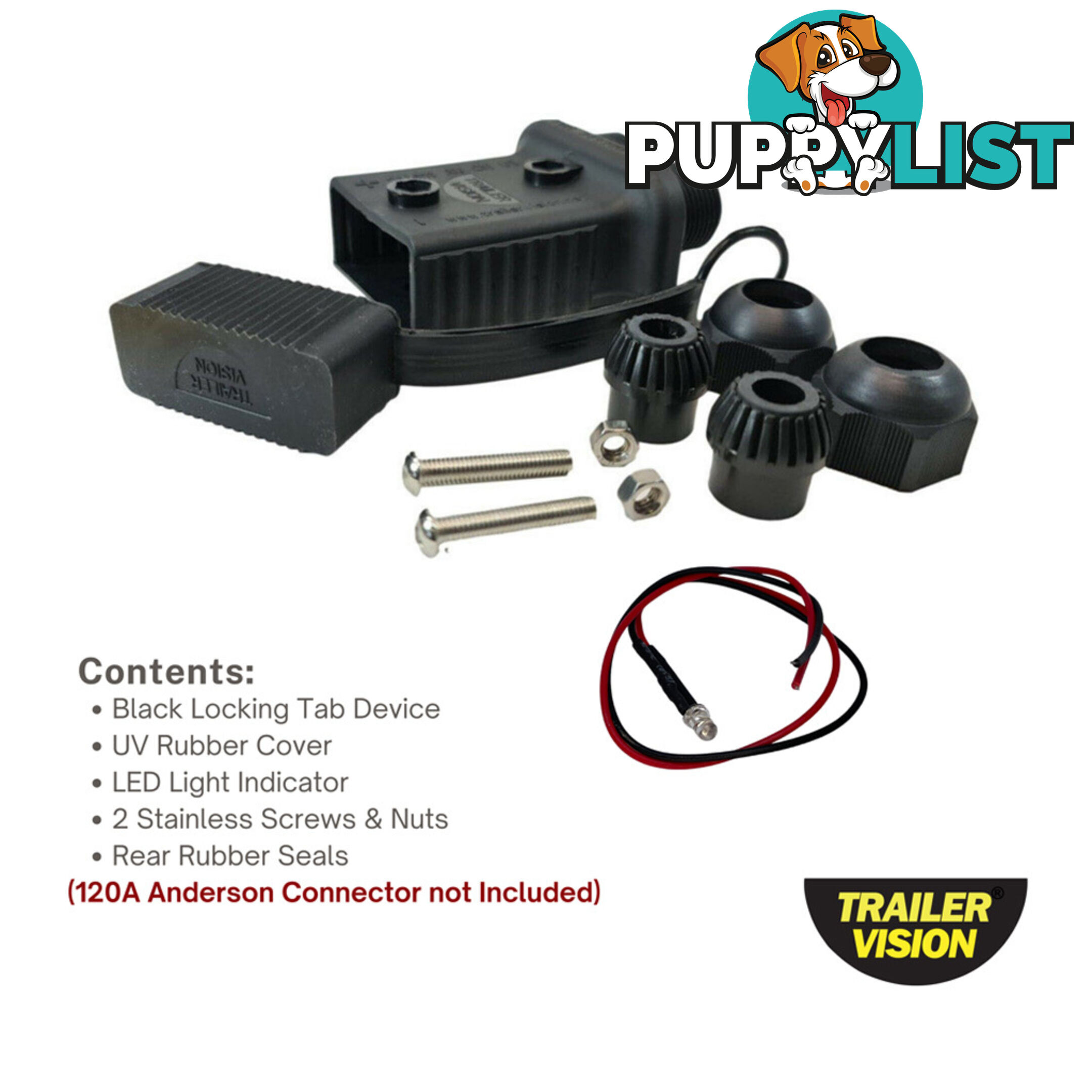 Trailer Vision 120amp Lead Side Anderson Connector Cover SKU - TVN349380-120