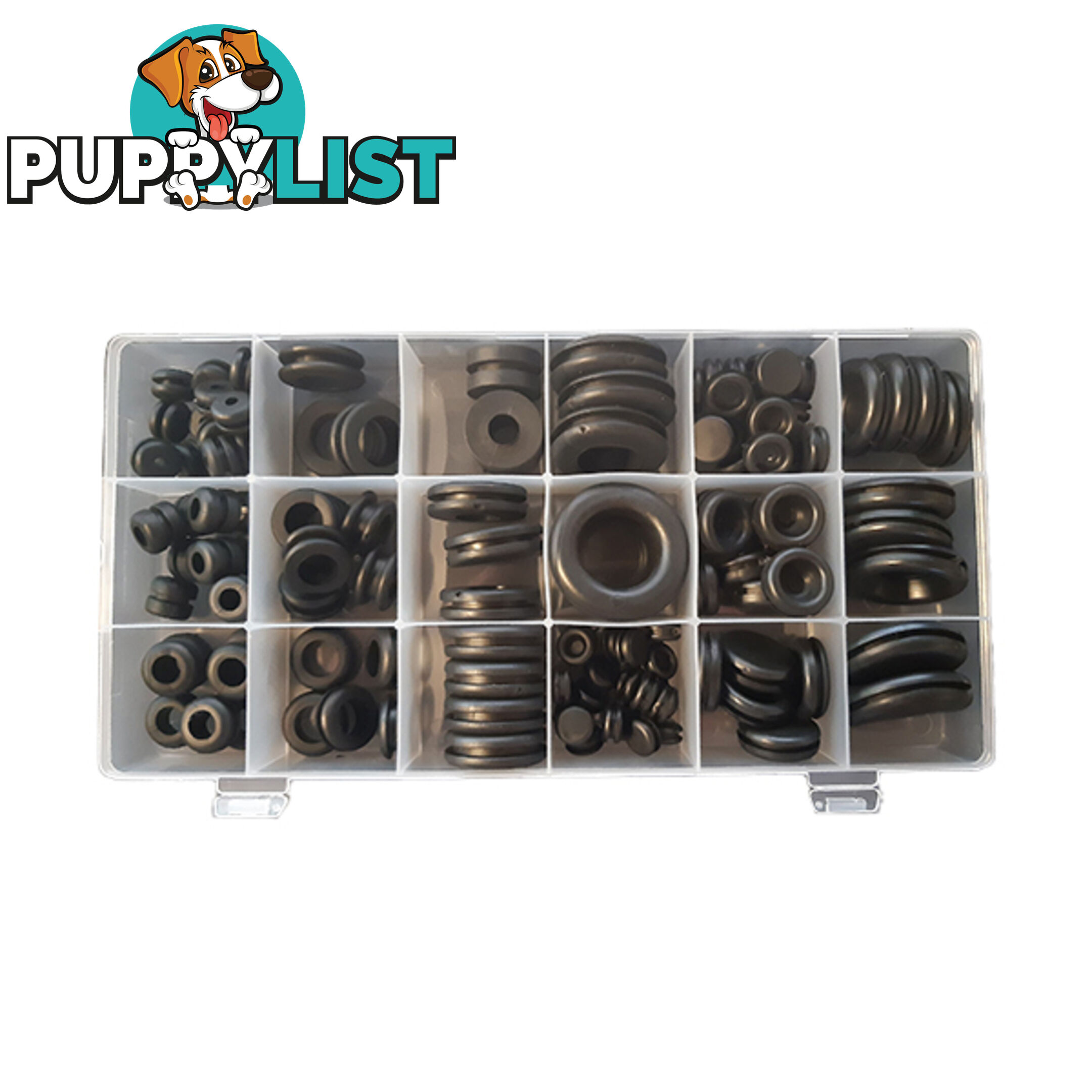 Rubber Grommet Assortment Kit 125pc SKU - RG28108