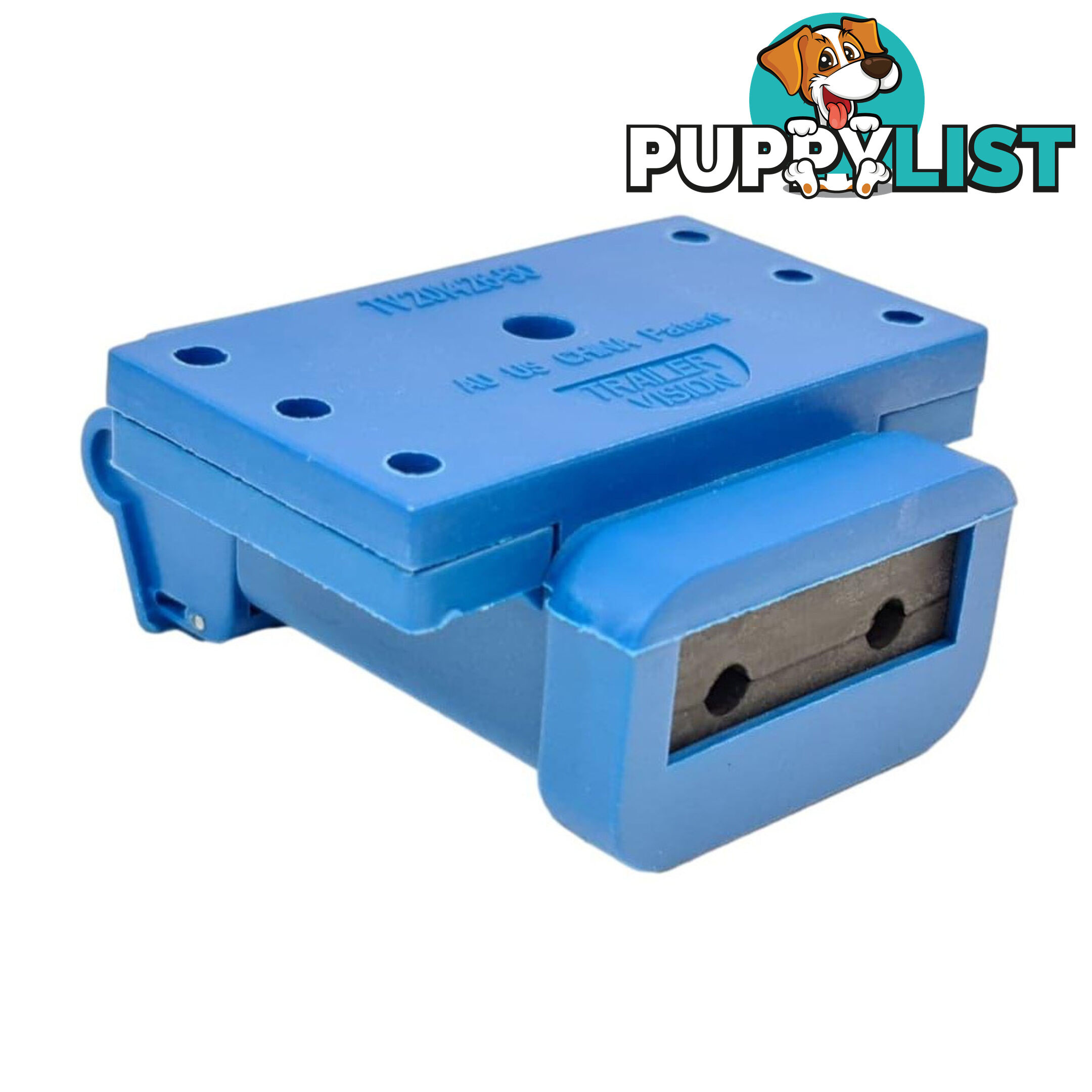 50amp Anderson Plug Blue Mounting Kit with LED Power Indicator SKU - TV-201426-50Blue