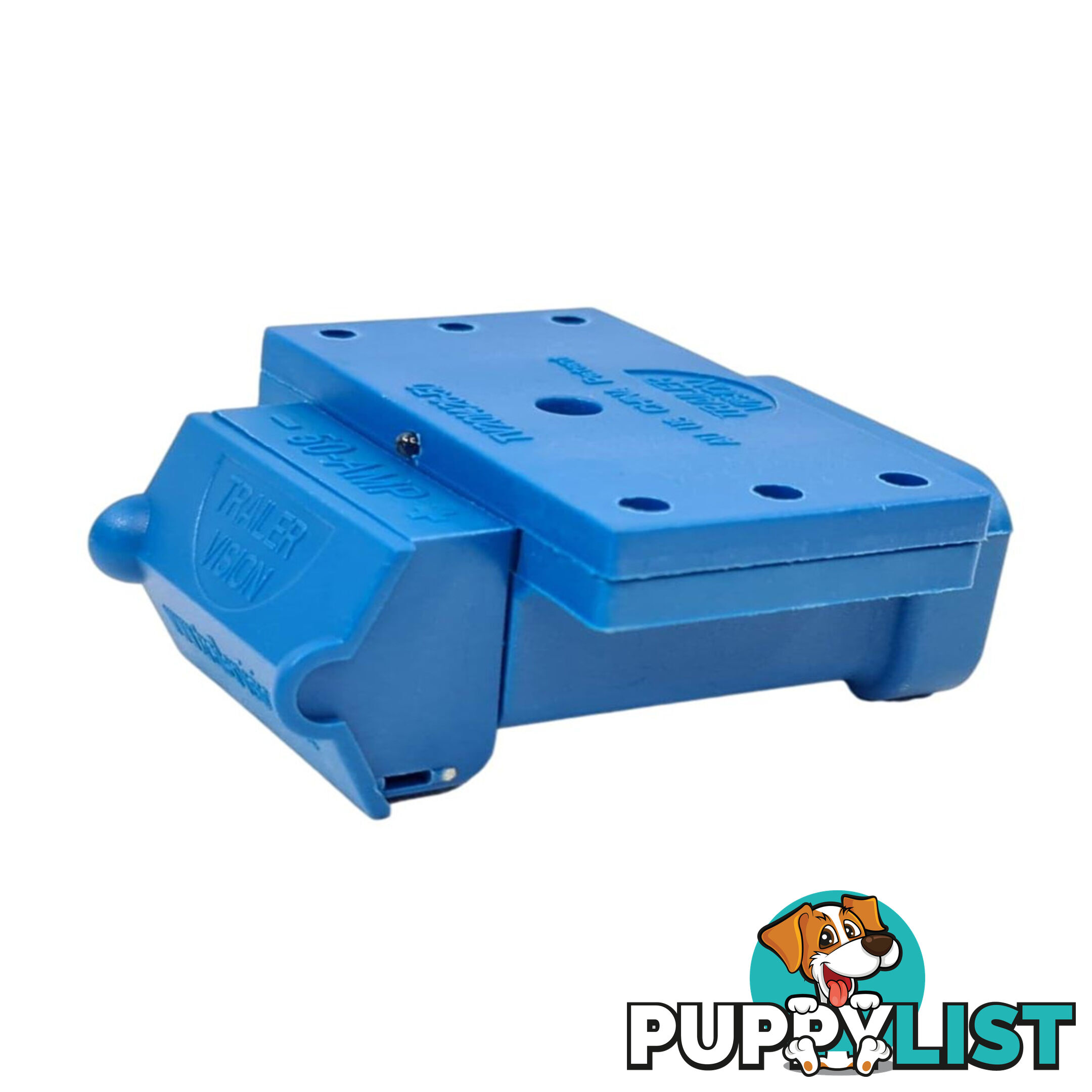 50amp Anderson Plug Blue Mounting Kit with LED Power Indicator SKU - TV-201426-50Blue