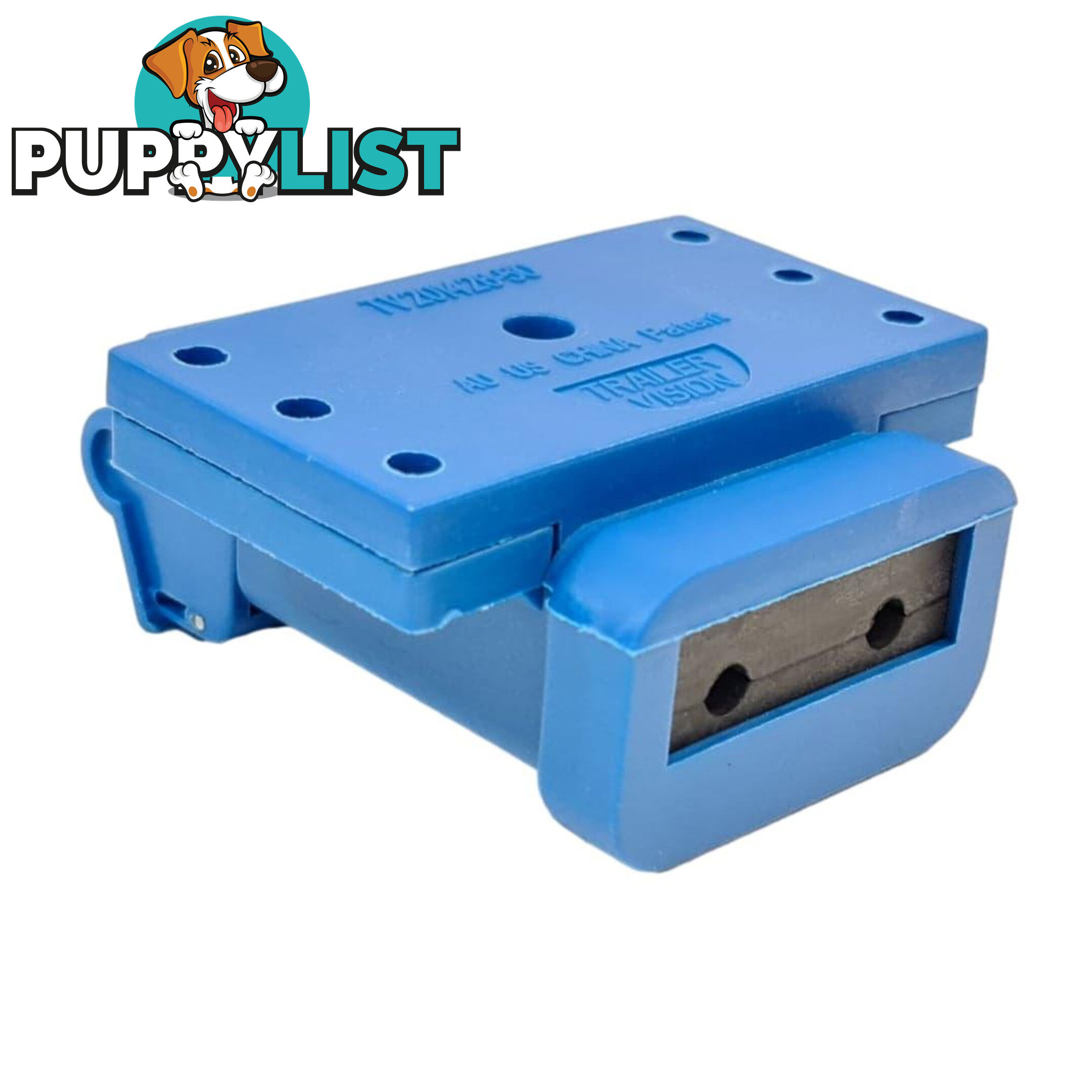 50amp Anderson Plug Blue Mounting Kit with LED Power Indicator SKU - TV-201426-50Blue