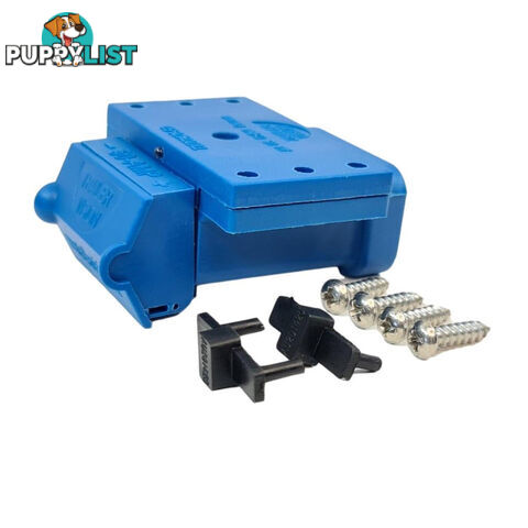 50amp Anderson Plug Blue Mounting Kit with LED Power Indicator SKU - TV-201426-50Blue