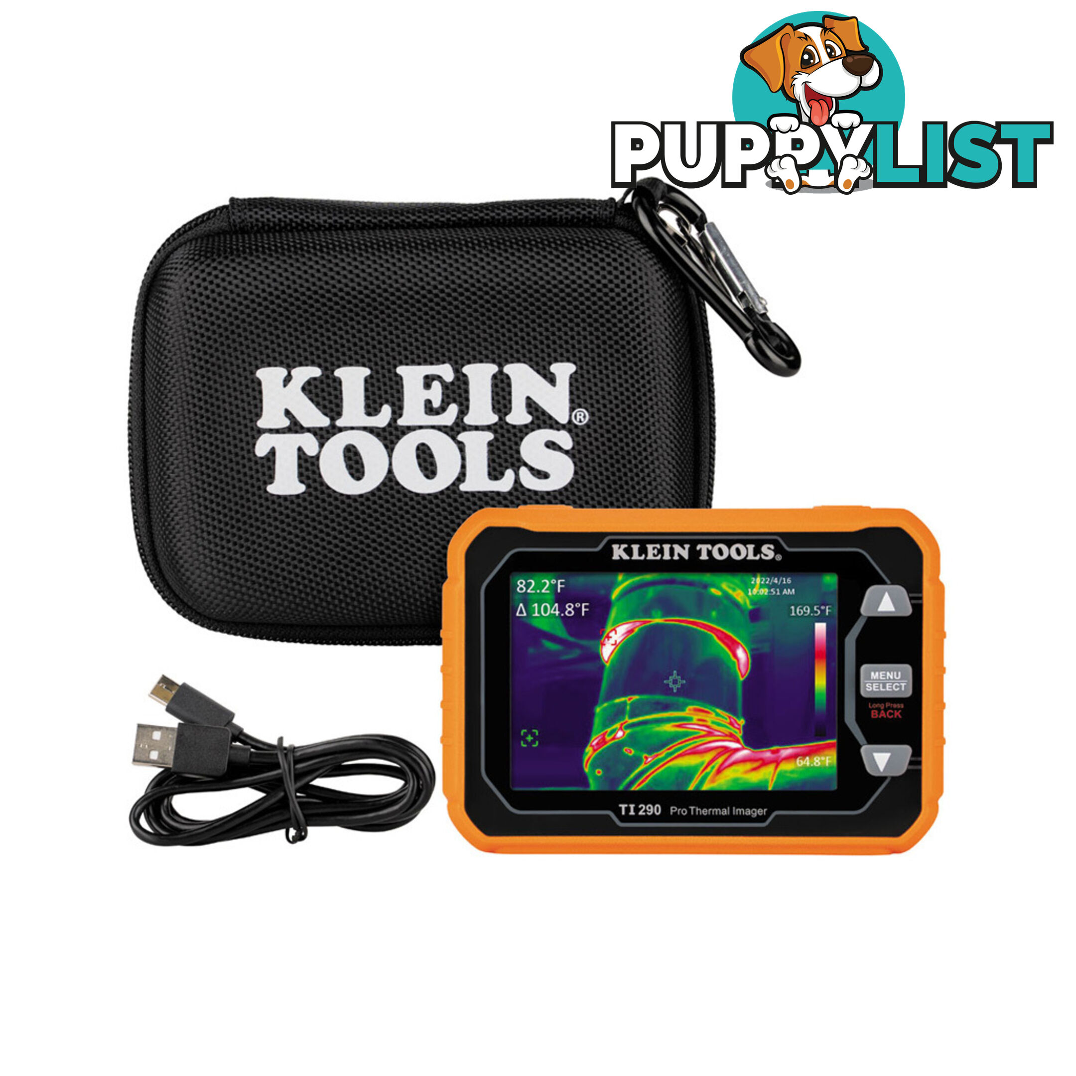 Klein Tools Rechargeable Pro Thermal Imager Over 49,000 Pixels w/ Wi-Fi SKU - TI290