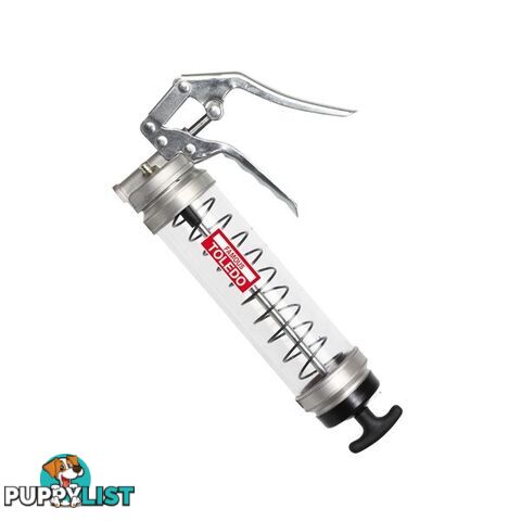 Toledo Clear Canister Grease Gun  - Pistol Type 450g SKU - 305101