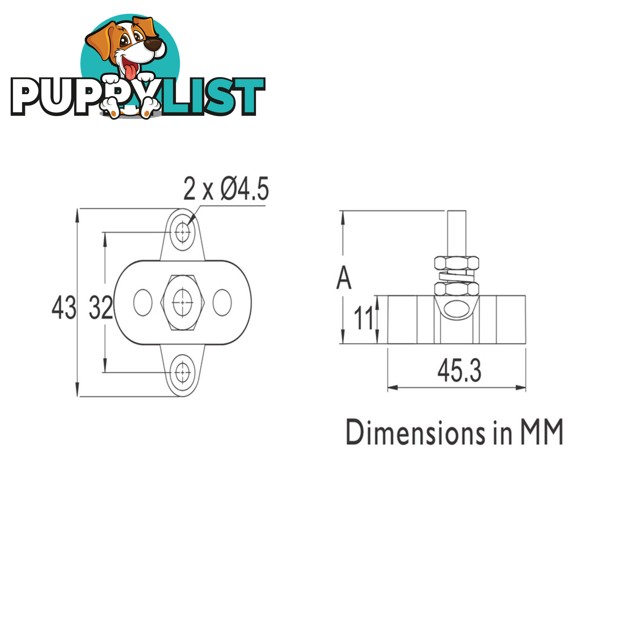 Prolec Single Stud Type Junction Block  M6, M8, M10