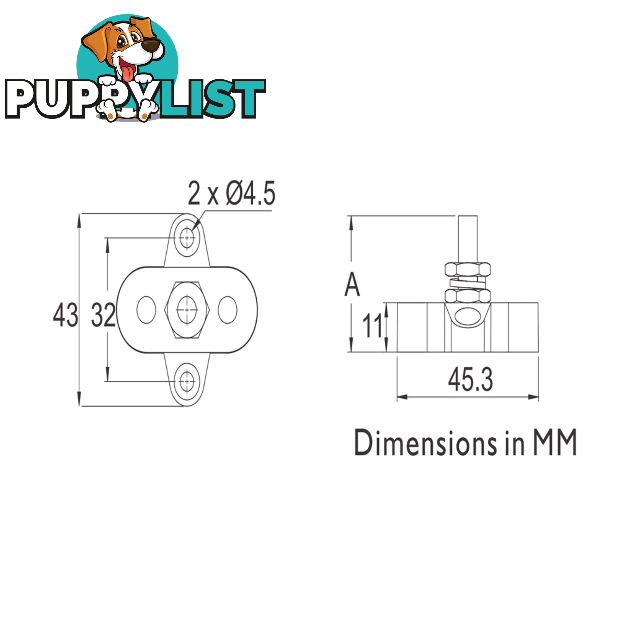 Prolec Single Stud Type Junction Block  M6, M8, M10