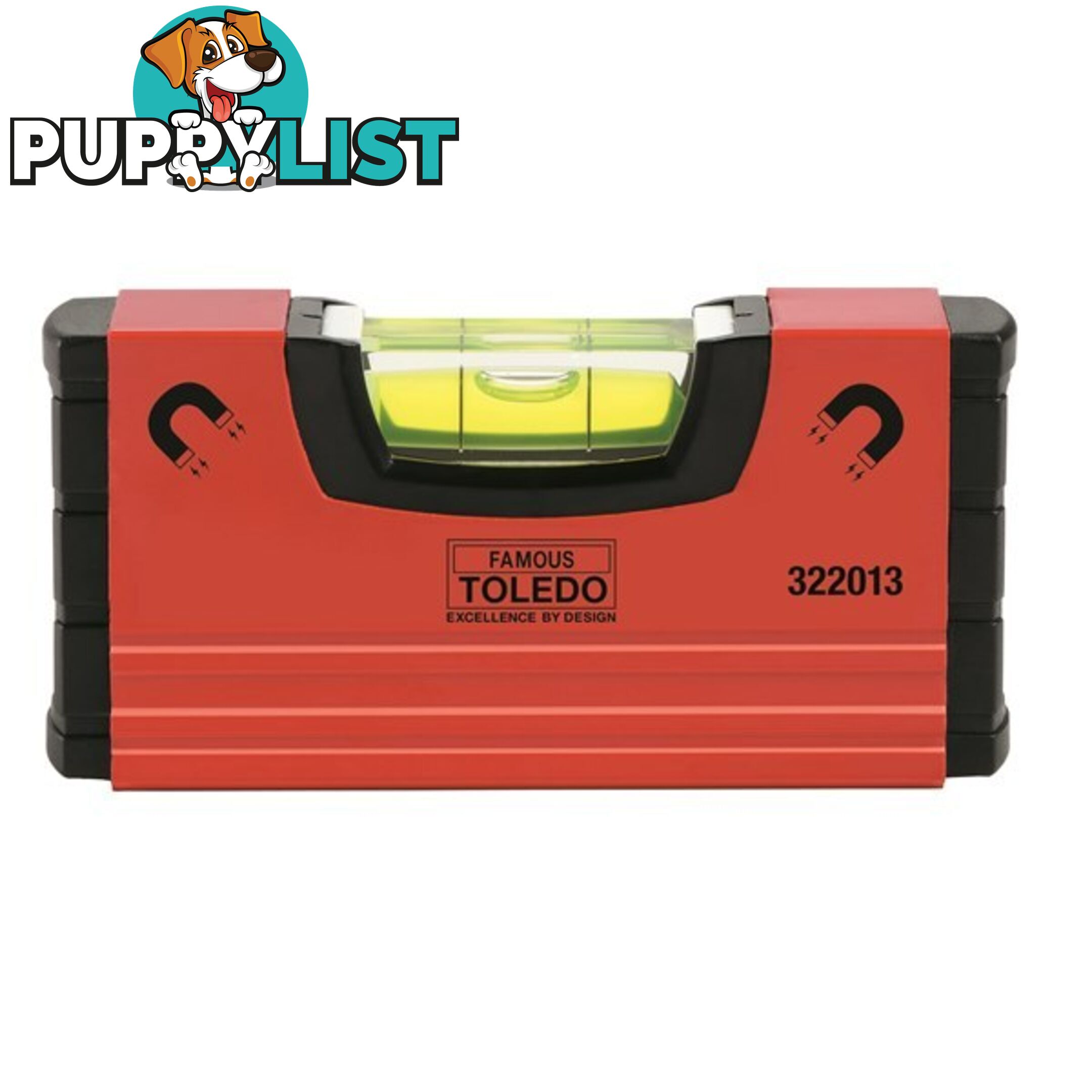 Toledo Mini Magnetic Level  - 100mm SKU - 322013