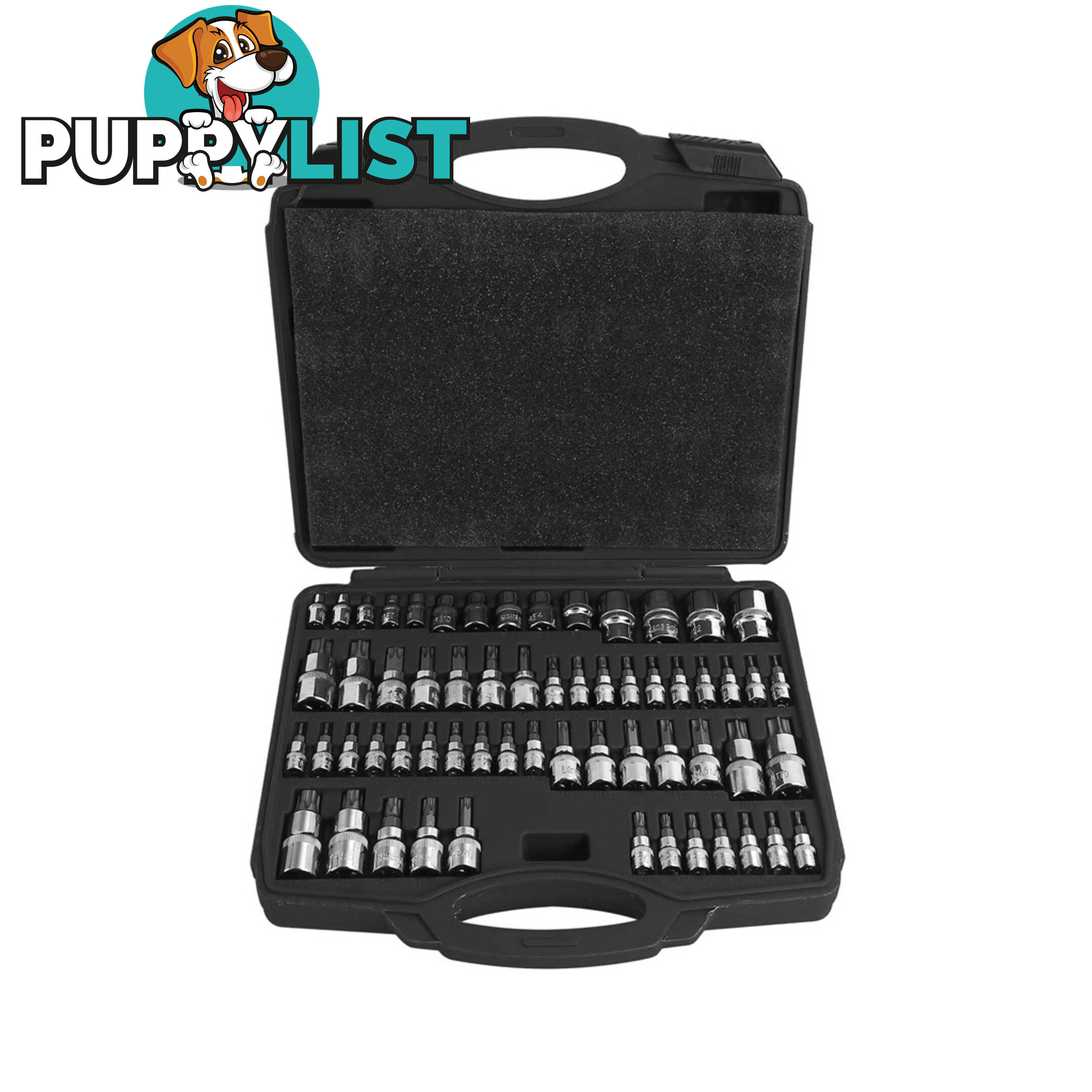 PK Tools Star Bits   Star Sockets Master Set 1/4, 3/8   1/2 "  - 60pc SKU - PT11708