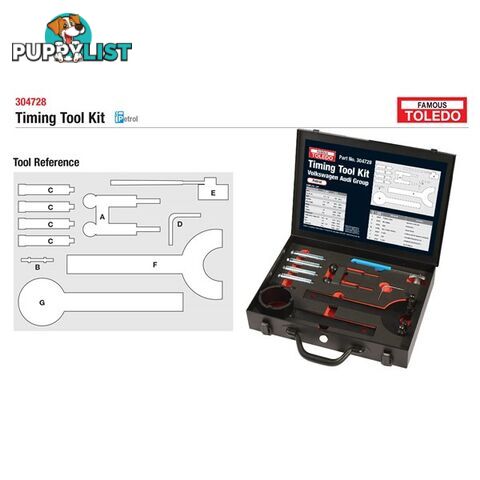 Toledo Timing Tool Kit  - Audi   Volkswagen SKU - 304728