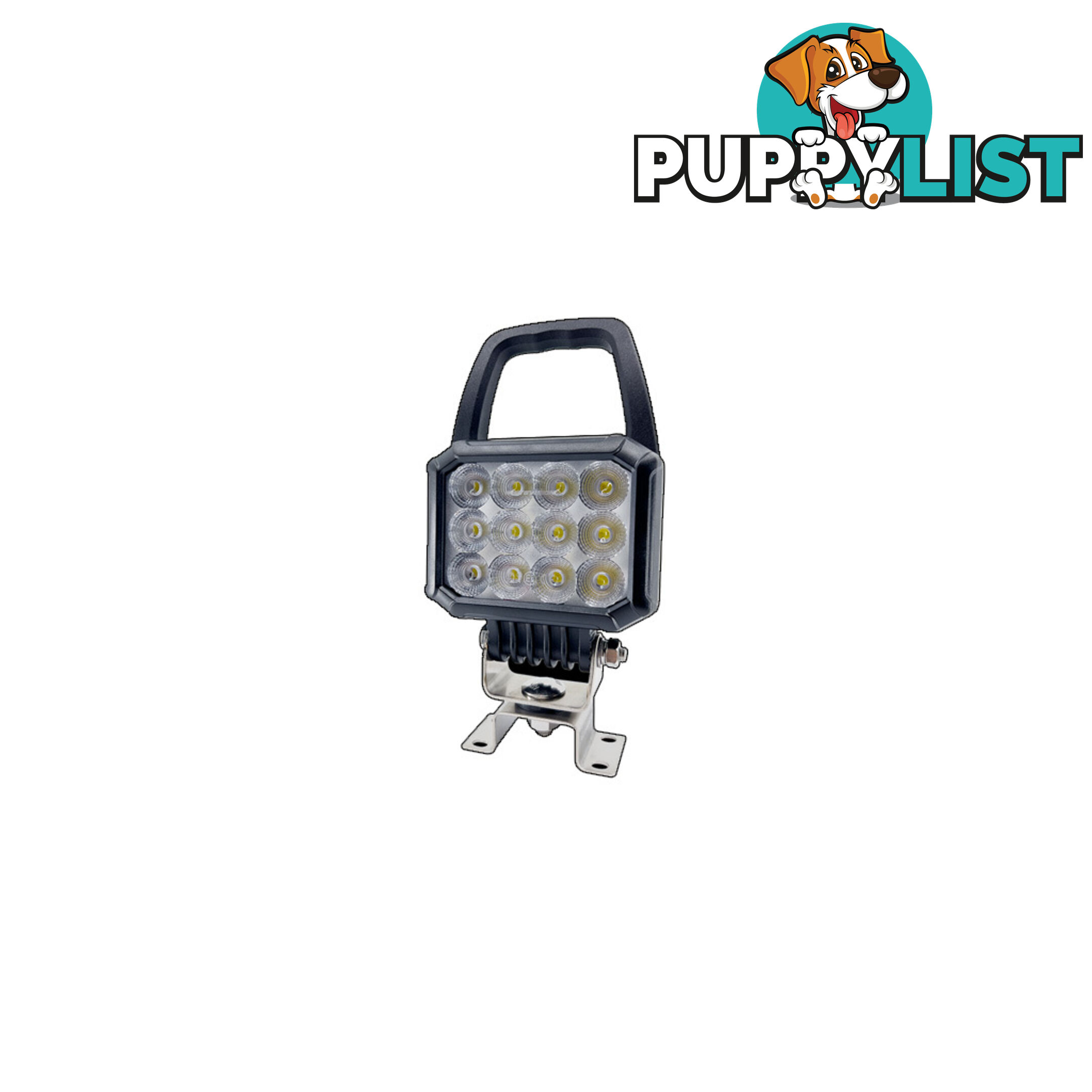 Whitevision LED Work Light Square w/ Handle 9-33V 60W 6000Lm SKU - LWL600-60H