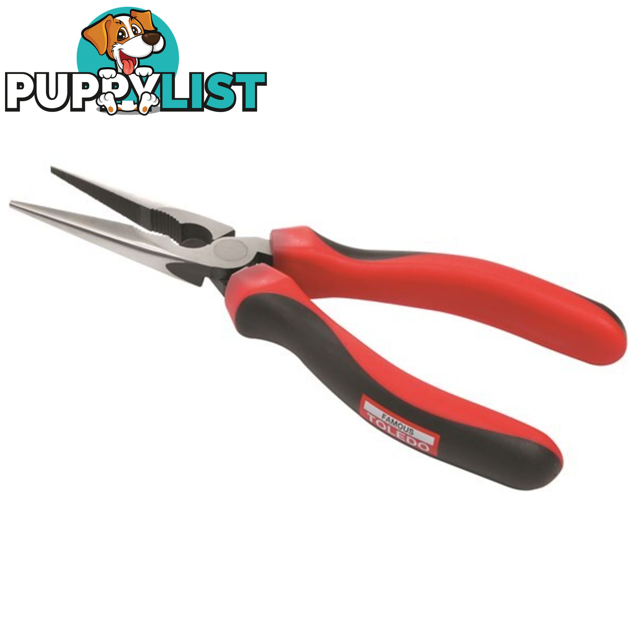 Toledo Long Nose Plier  - Straight Tip Jaw Opening: 0- 85mm SKU - 301996