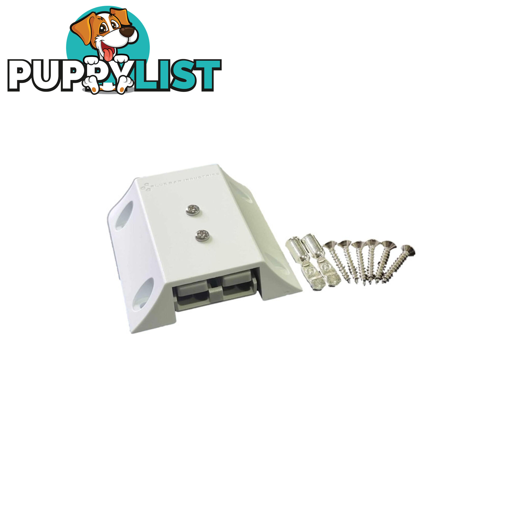 Blue Bar 50 amp Anderson Plug Shell White Housing Kit Complete SKU - DC-14115