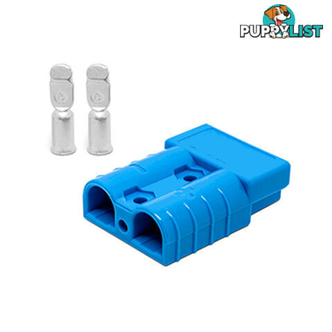 50 amp Anderson Plug Blue (Single) inc Terminals SKU - 10042