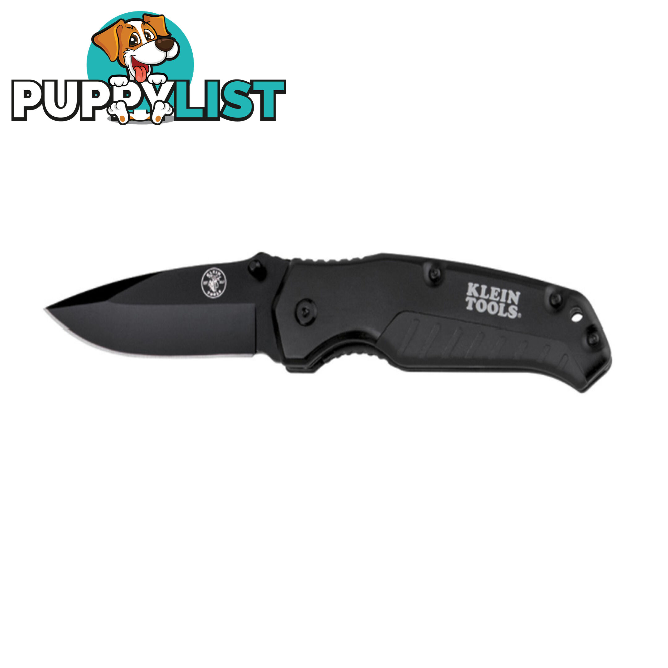 Klein Pocket Knife Black Drop Point Blade SKU - 44220