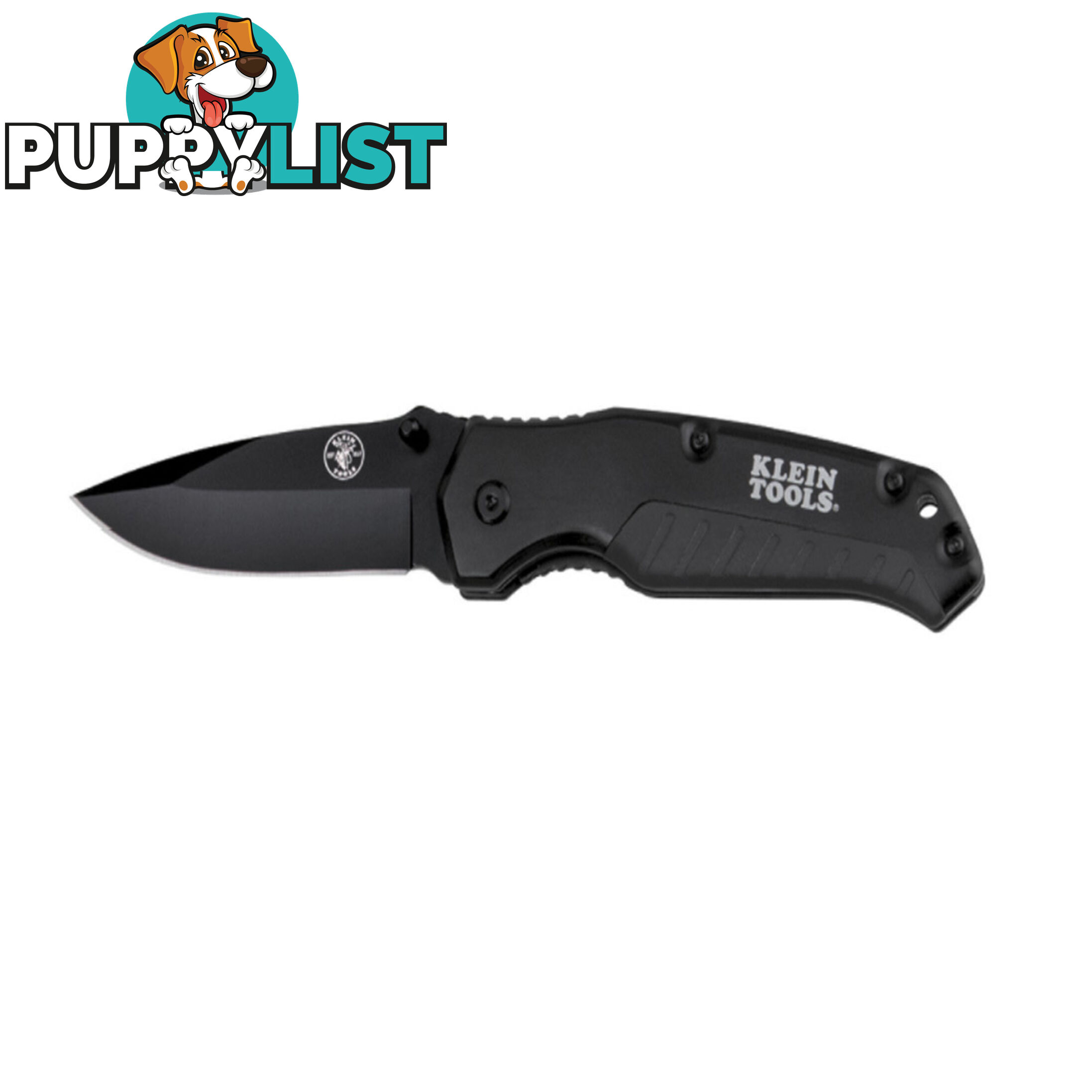 Klein Pocket Knife Black Drop Point Blade SKU - 44220