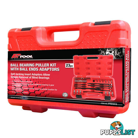 PK Tools Ball Bearing Puller Kit with Ball Ends Adaptors 23pc SKU - PT51013