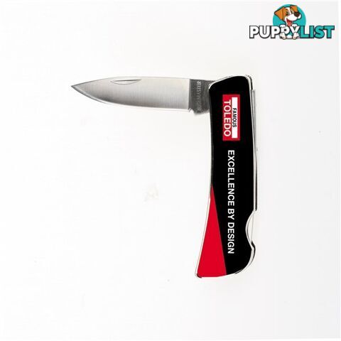 Toledo Pocket Knife  - Single 60mm Blade Lock Back Feature SKU - 321301