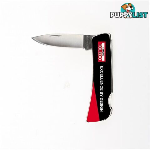 Toledo Pocket Knife  - Single 60mm Blade Lock Back Feature SKU - 321301