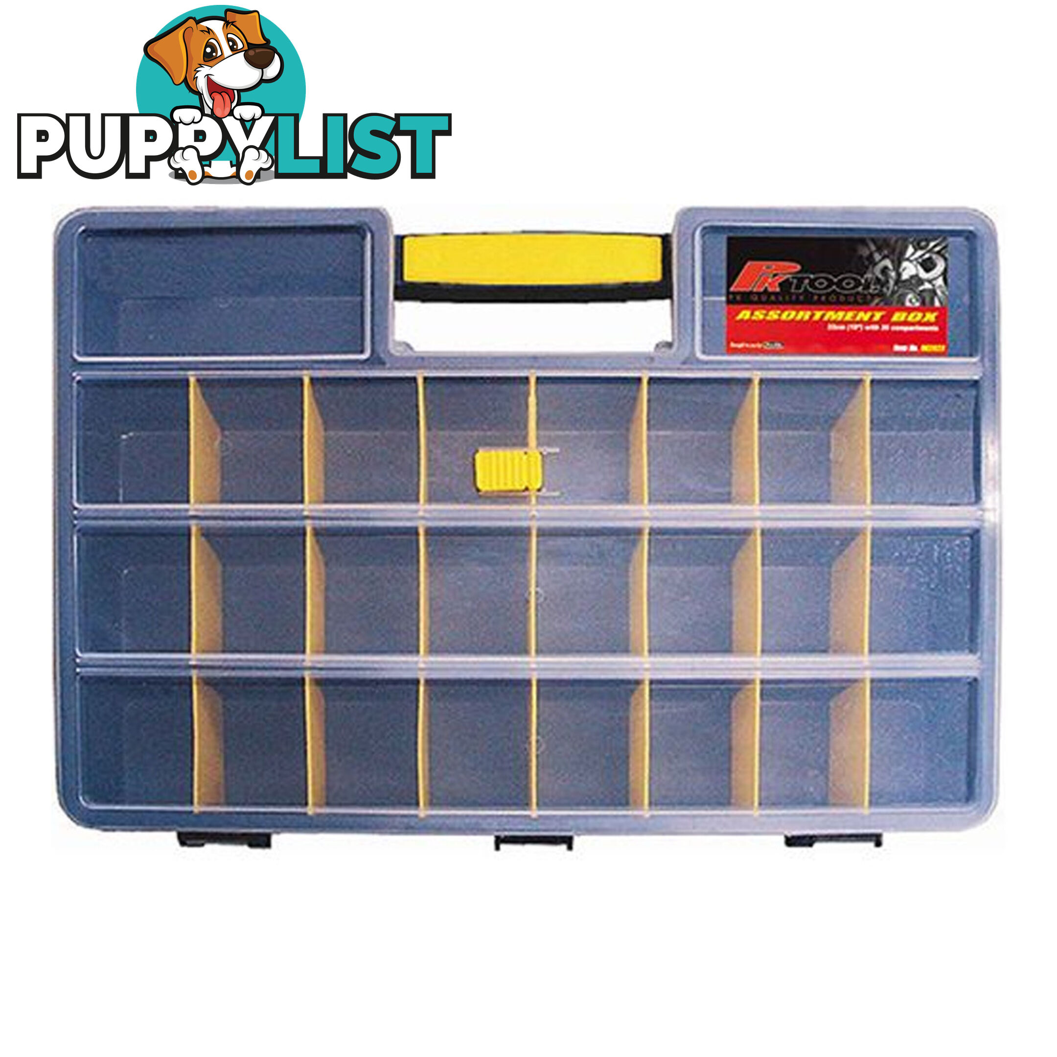 PK Tools Storage Box 26 Compartments Removable Partitions SKU - RG2823