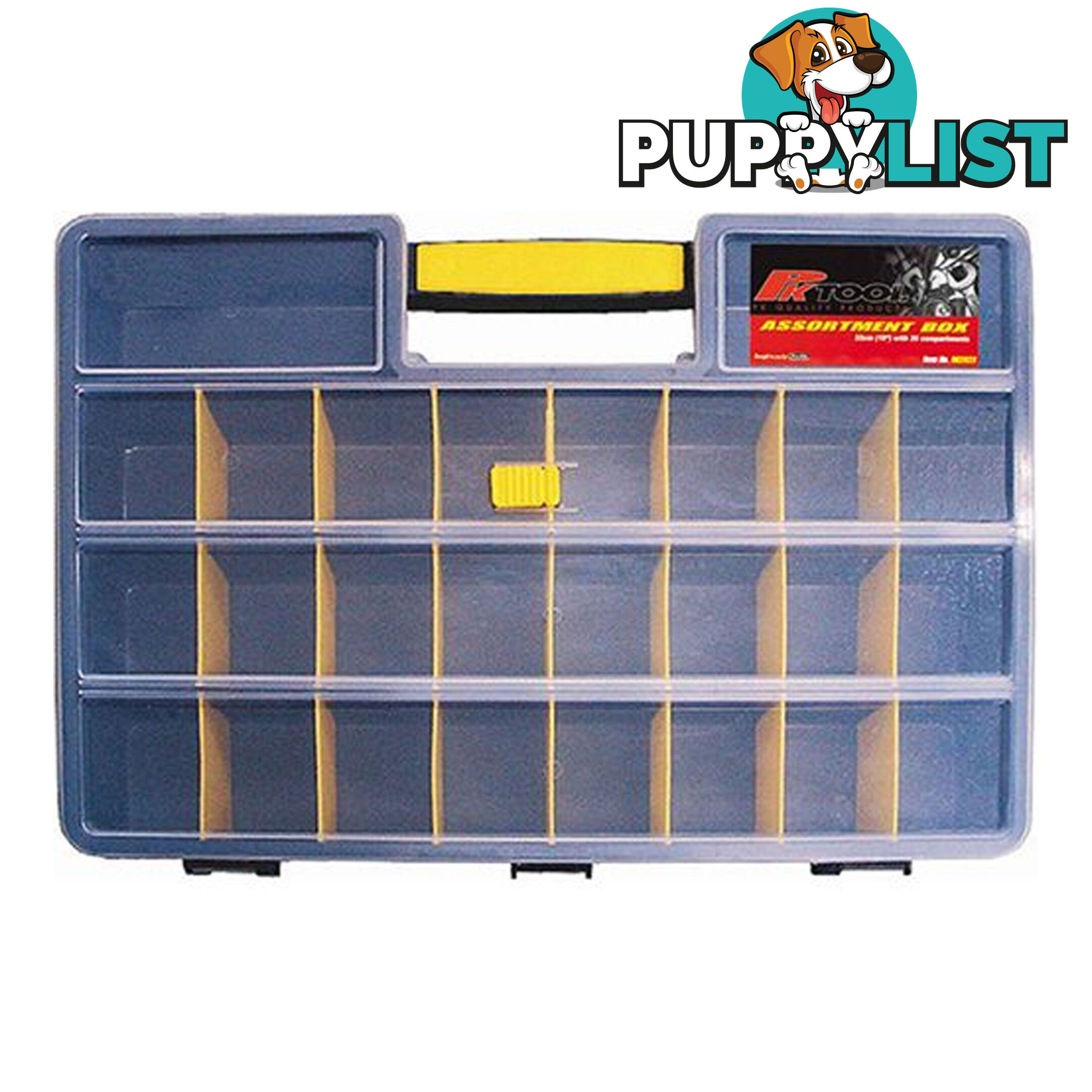 PK Tools Storage Box 26 Compartments Removable Partitions SKU - RG2823