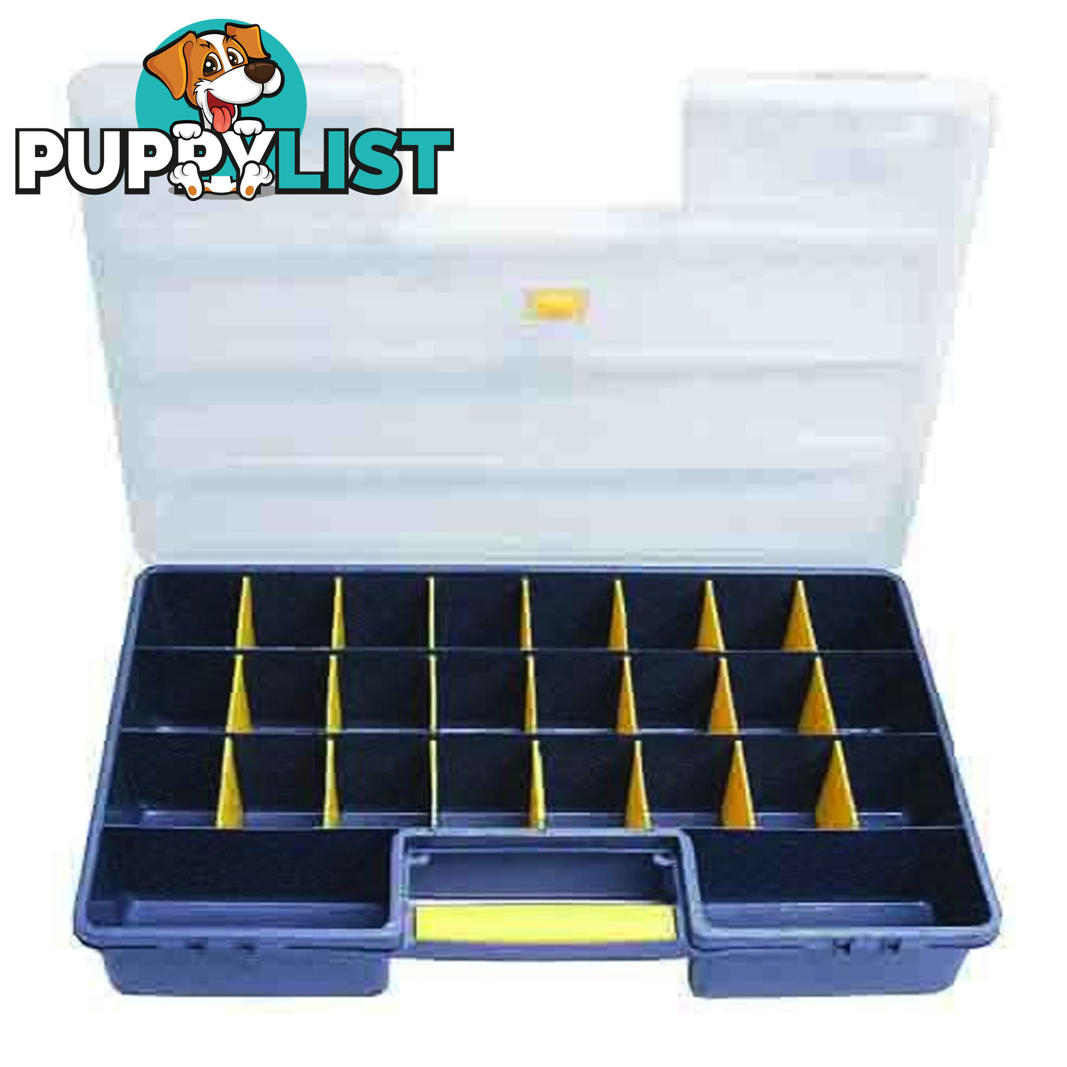 PK Tools Storage Box 26 Compartments Removable Partitions SKU - RG2823