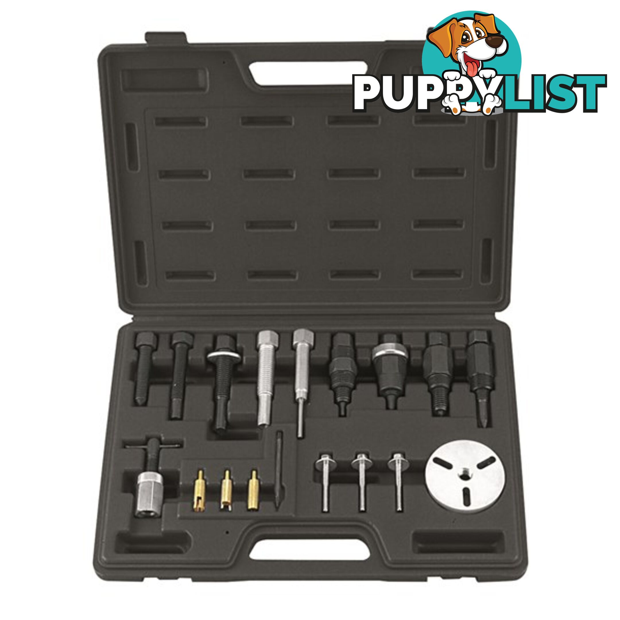 Toledo A/C Clutch Hub Puller   Installer Kit  - 18pc Set SKU - 308386