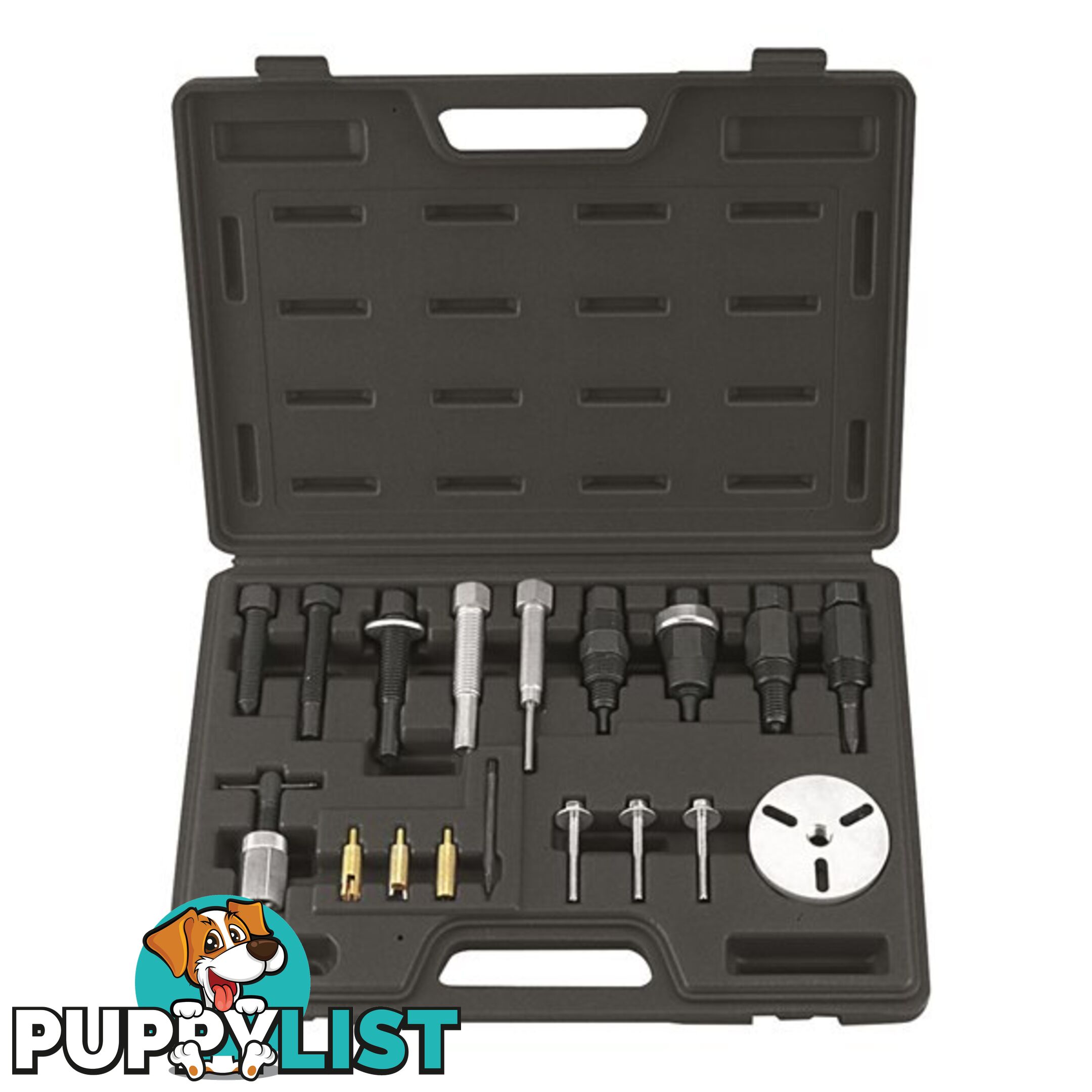 Toledo A/C Clutch Hub Puller   Installer Kit  - 18pc Set SKU - 308386