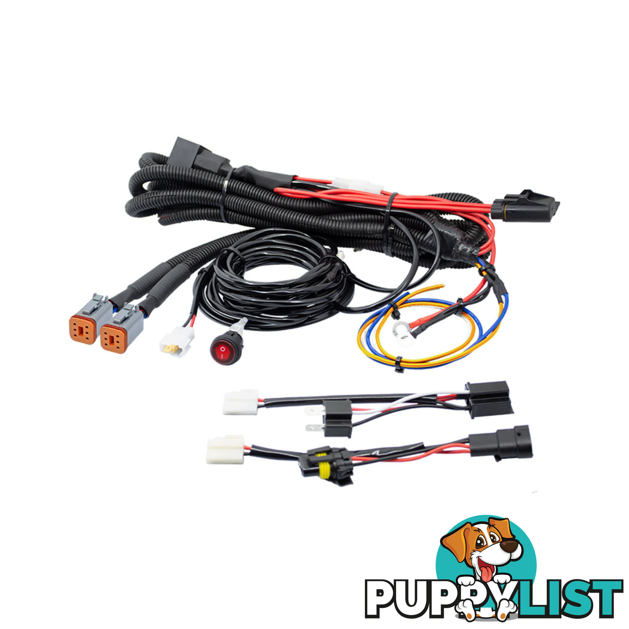 WhiteVision Driving Light Plug   Play Wiring Harness DT Conn SKU - LDLWK200