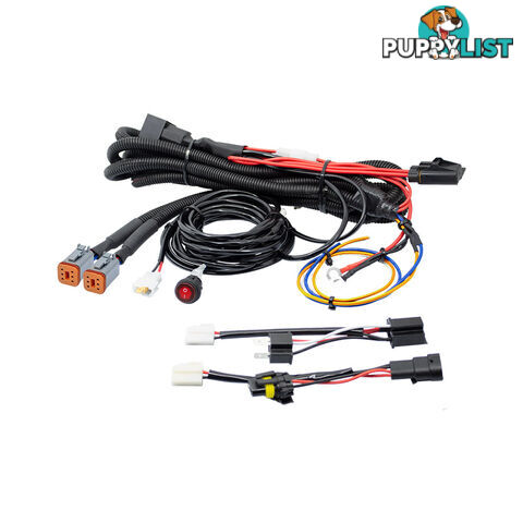 WhiteVision Driving Light Plug   Play Wiring Harness DT Conn SKU - LDLWK200