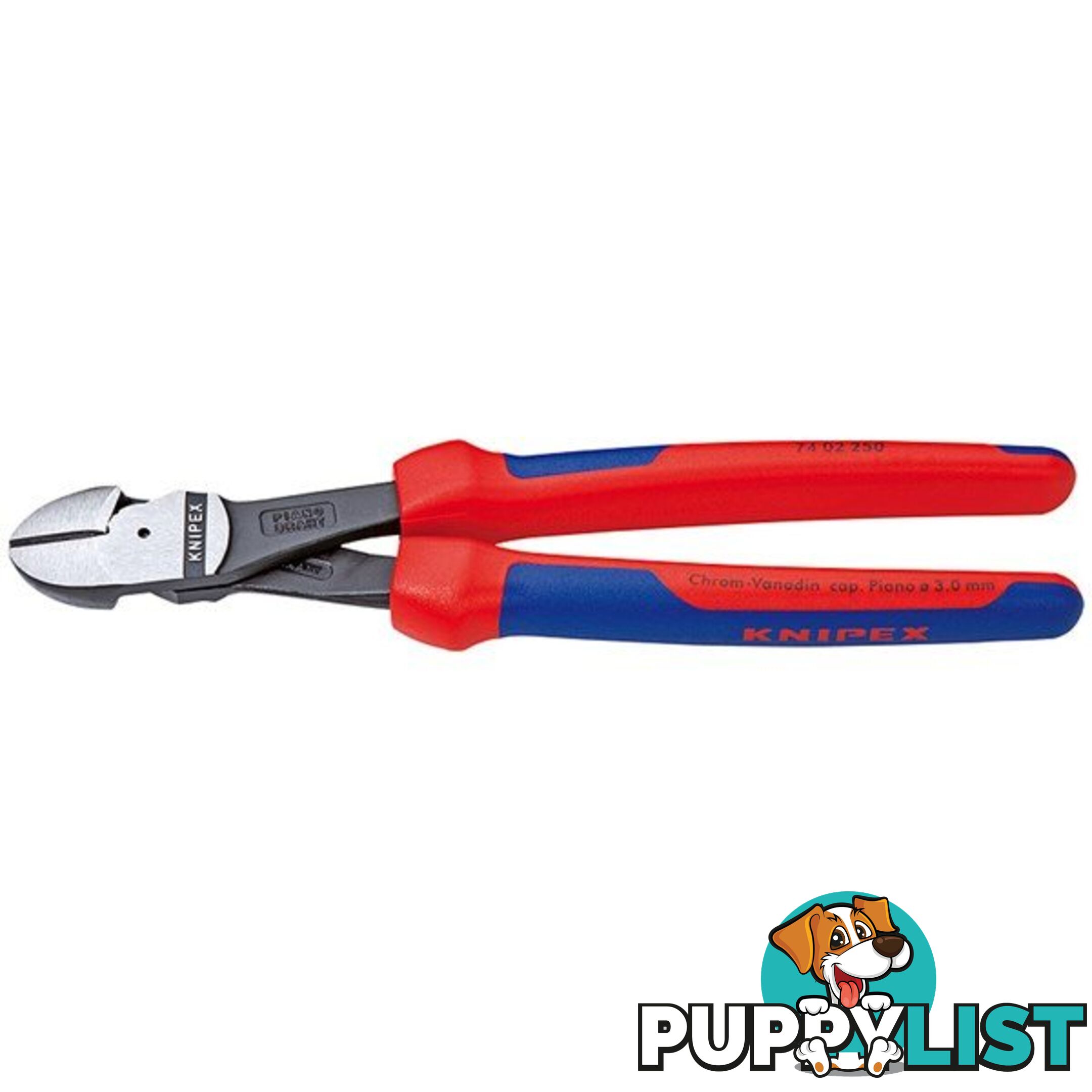 Knipex 250mm Diagonal Cutter  - High Leverage SKU - 7402250