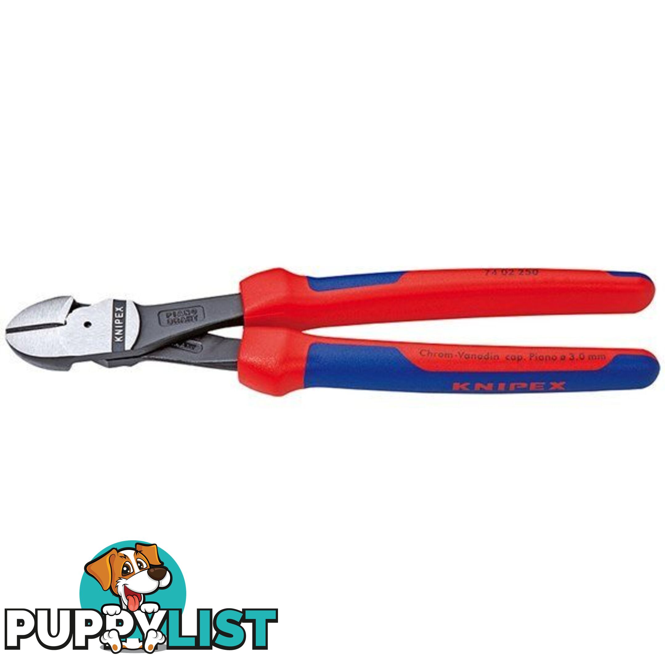 Knipex 250mm Diagonal Cutter  - High Leverage SKU - 7402250