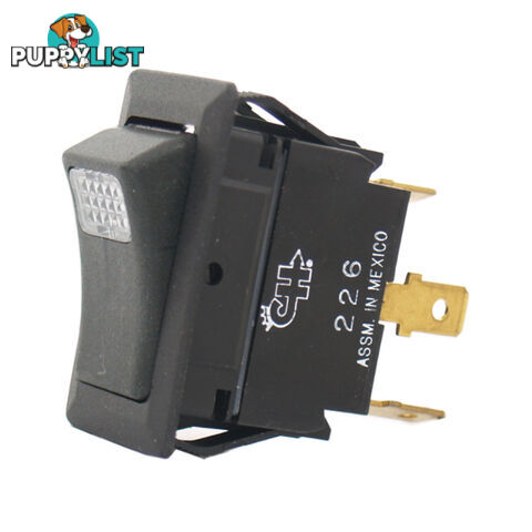 Cole Hersee Rocker Switch On / Off SPST 12v  Clear LED SKU - E61-58328-12