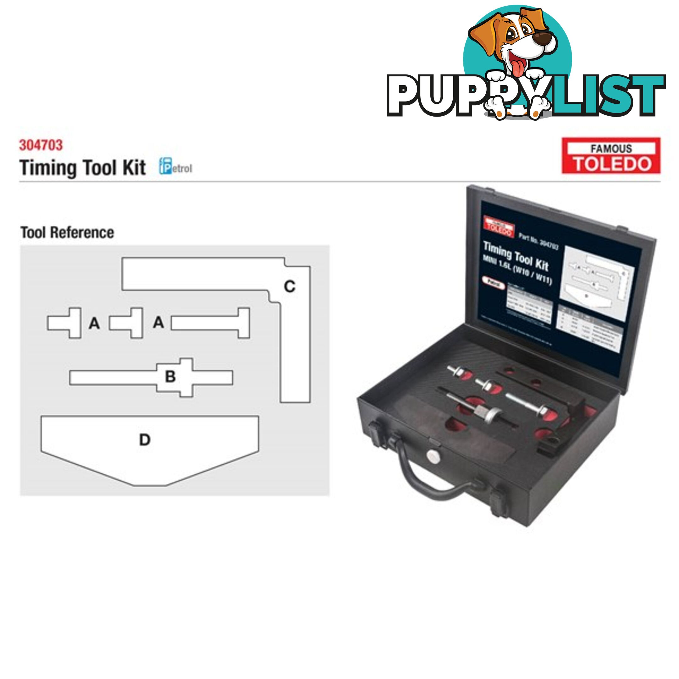 Toledo Timing Tool Kit  - MINI SKU - 304703