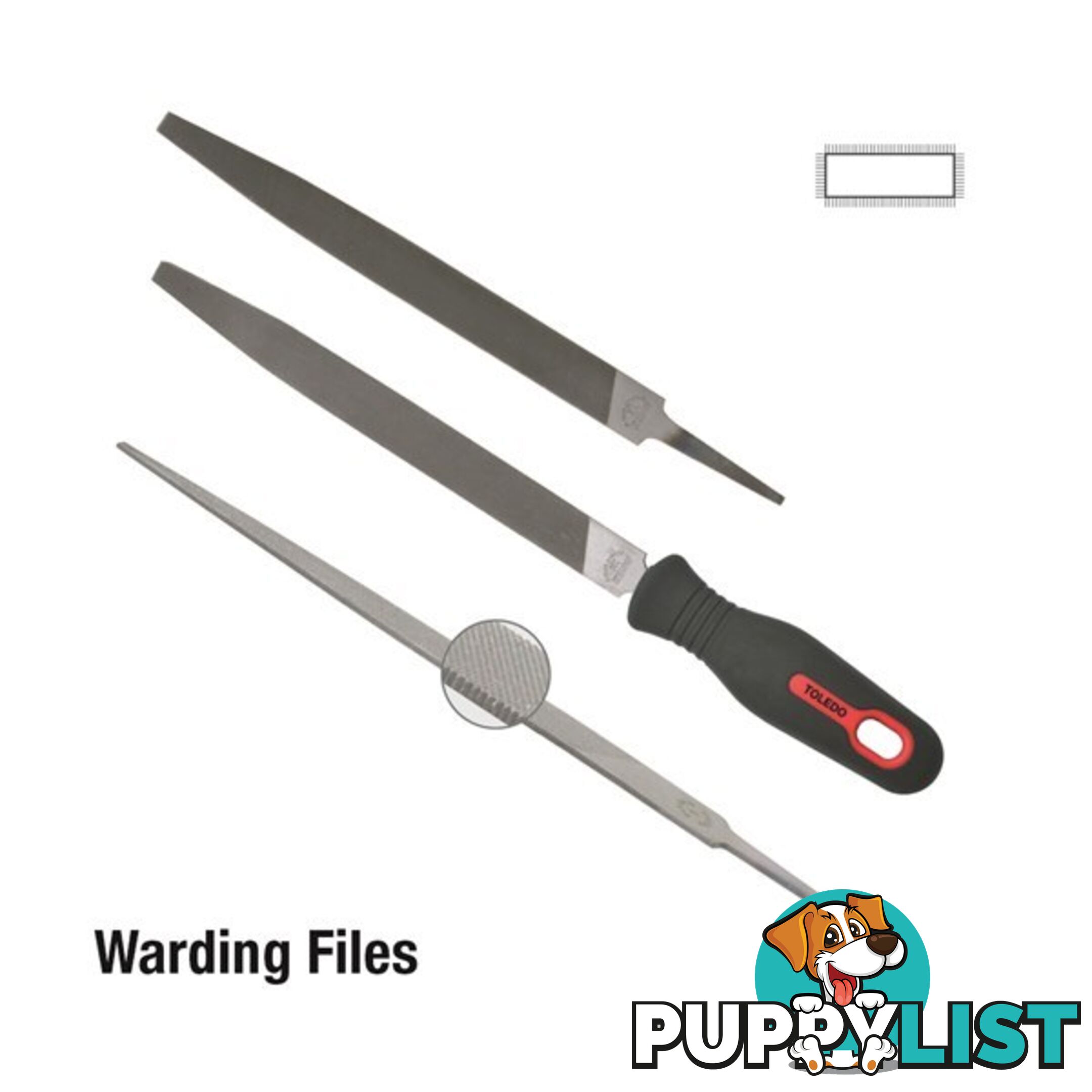 Toledo Warding File Smooth  - 200mm SKU - 08WF03CD