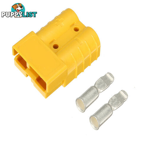 50 amp Anderson Plug Yellow (Single) inc Terminals SKU - 10043