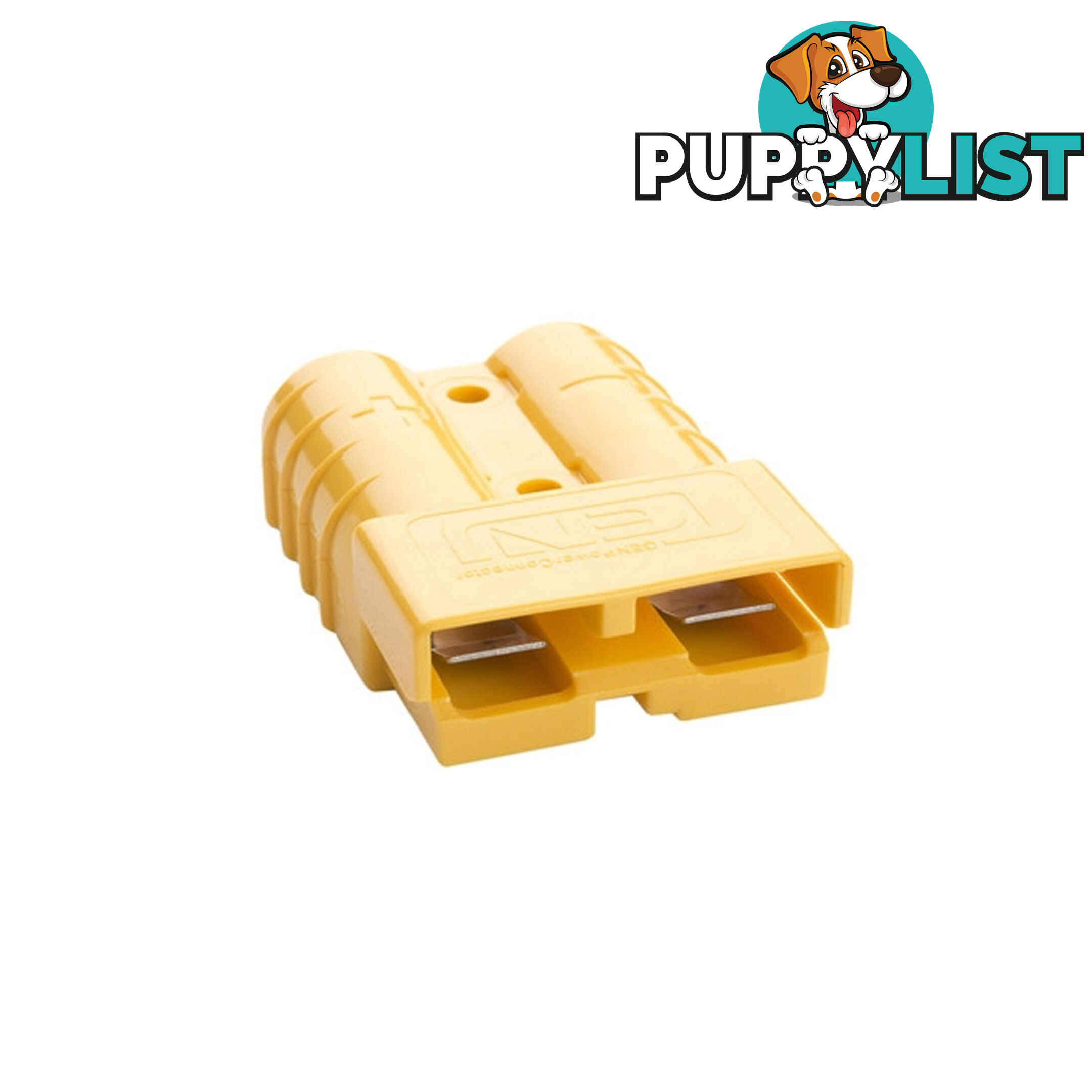 50 amp Anderson Plug Yellow (Single) inc Terminals SKU - 10043