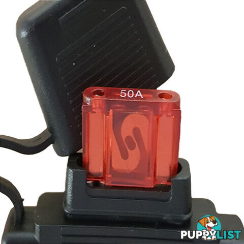 50 amp Maxi Fuse with Weather proof Holder SKU - FUS-FHMAXI