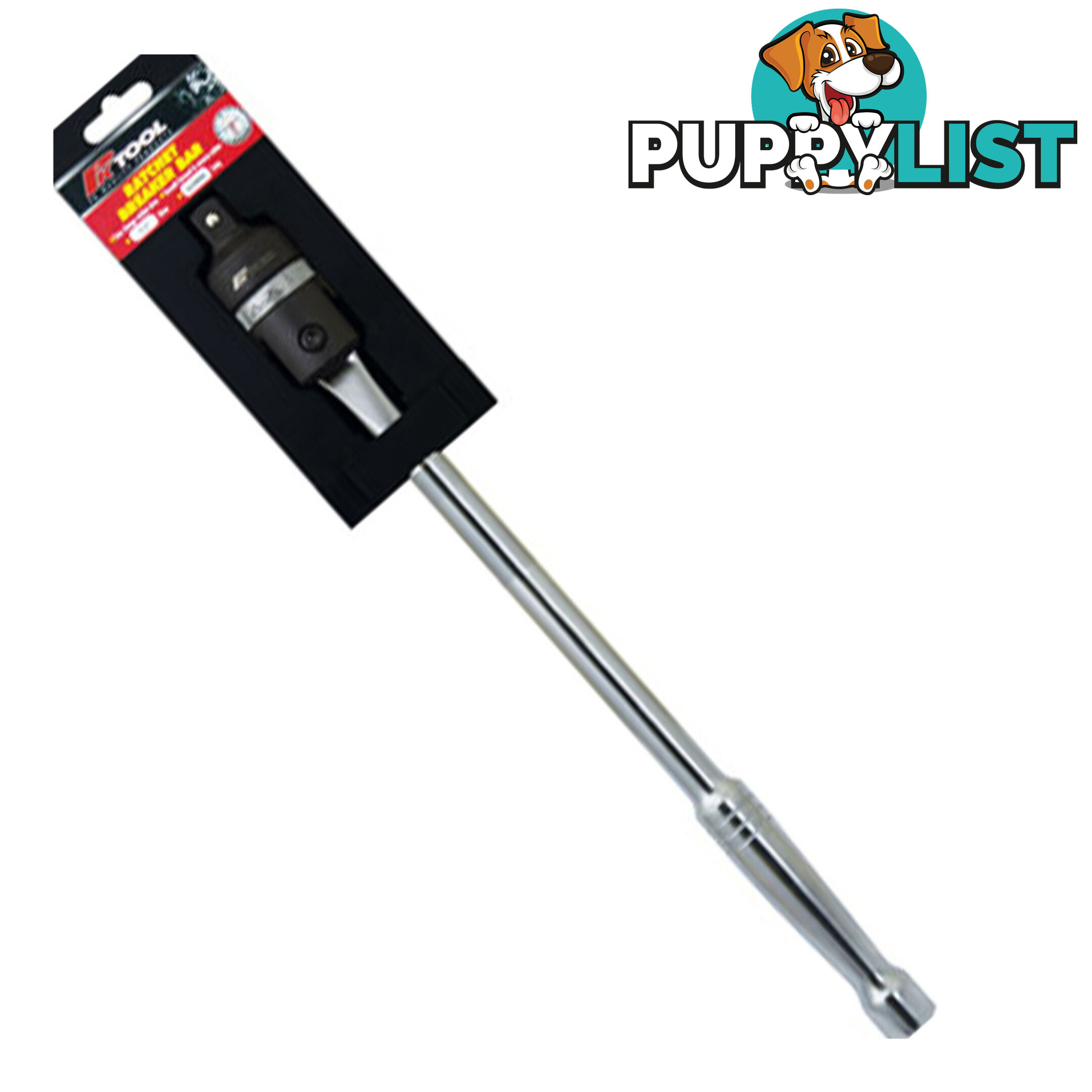 Breaker Bar 1/2 "dr Ratchet Head 460mm Long Forward Reverse Lock Heavy Duty SKU - PT53306