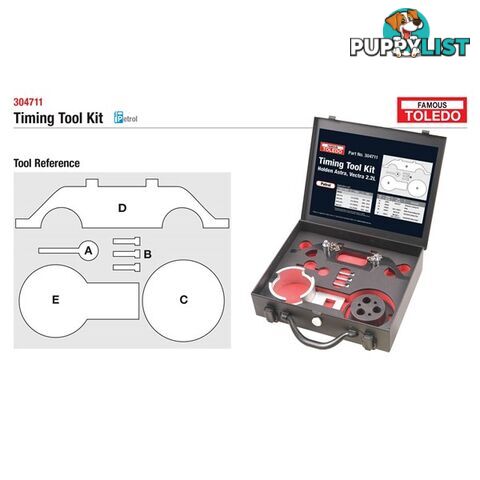 Toledo Timing Tool Kit  - Holden (GM) SKU - 304711