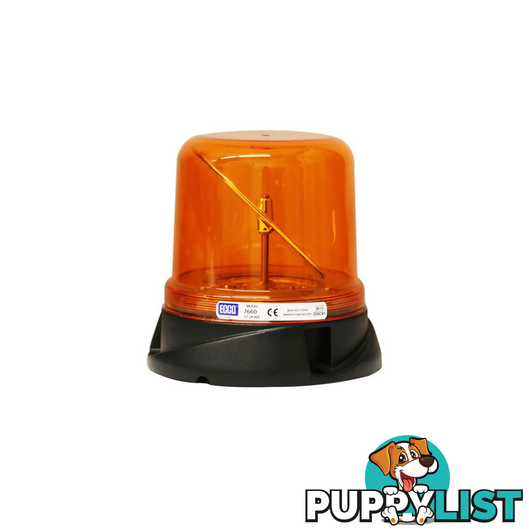 Ecco 12/24vdc 360 Rotoled LED Amber Beacons Brushless Class I SKU - 7660A, 7660A-VM, 7660B, 7660G, 7660R