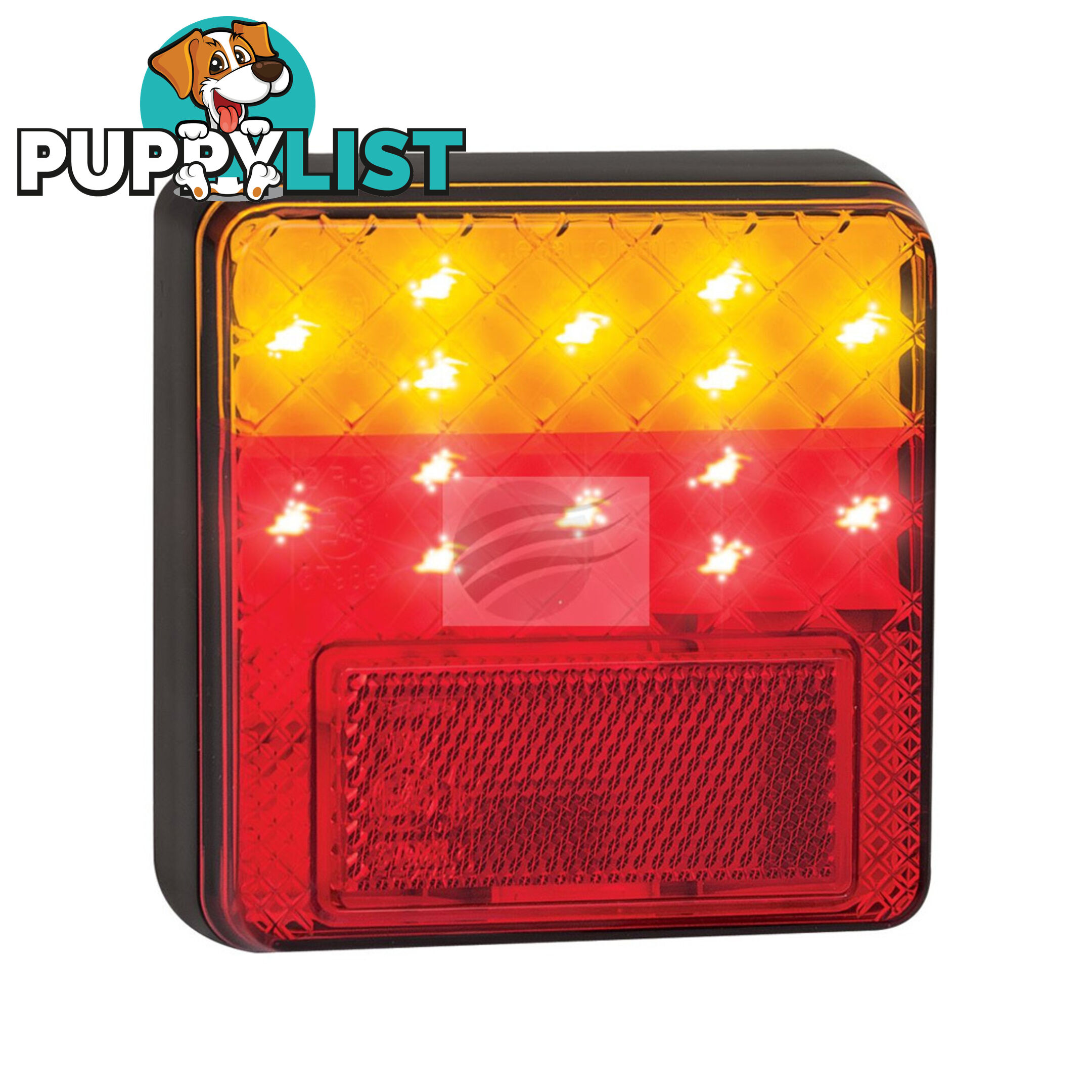 LED Autolamps 100 Series LED Square Stop/Tail/Indicator Lamp Surface Mt. SKU - 100ARM